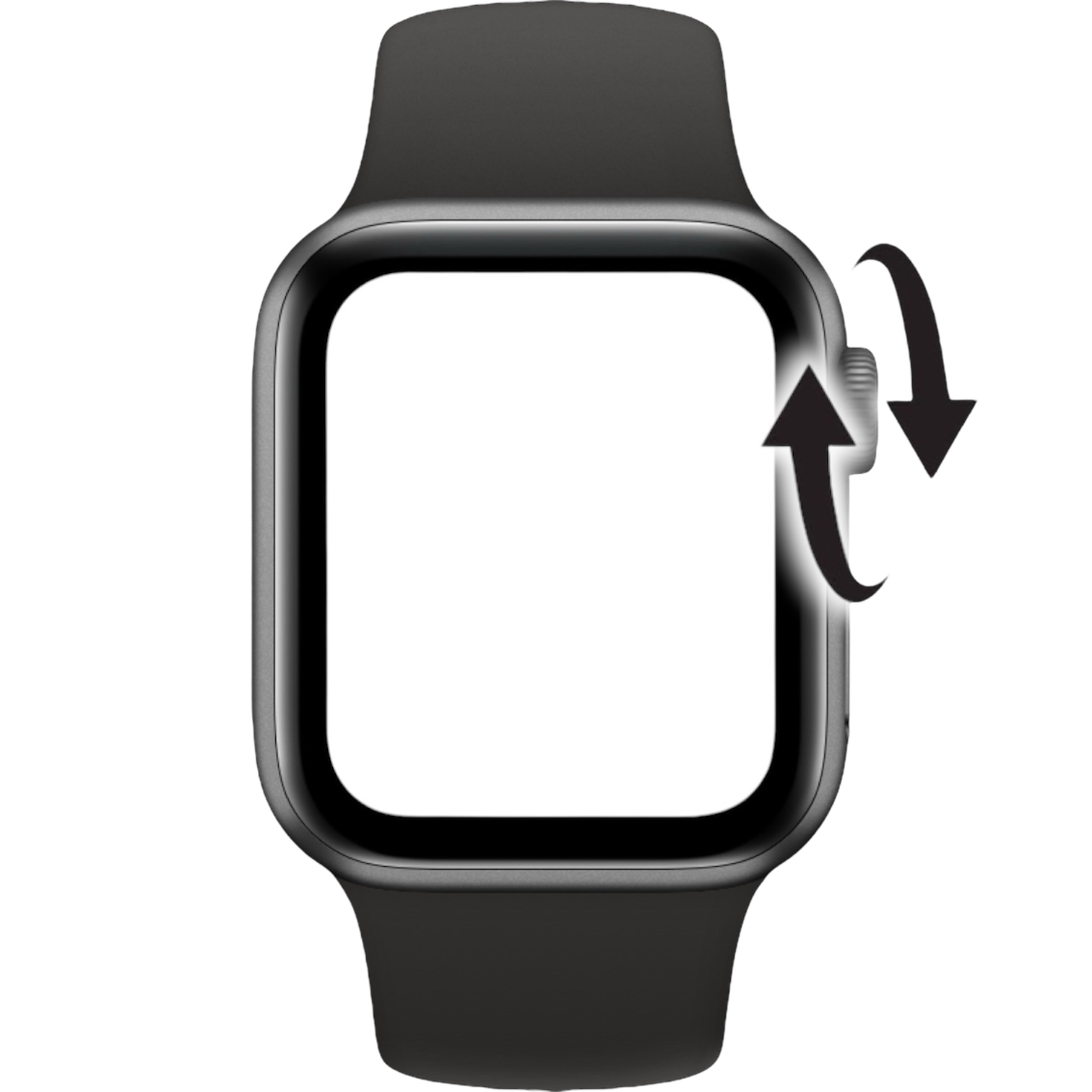 Oprava digital crown (korunky) - Servis na Apple Watch 4 (44mm)