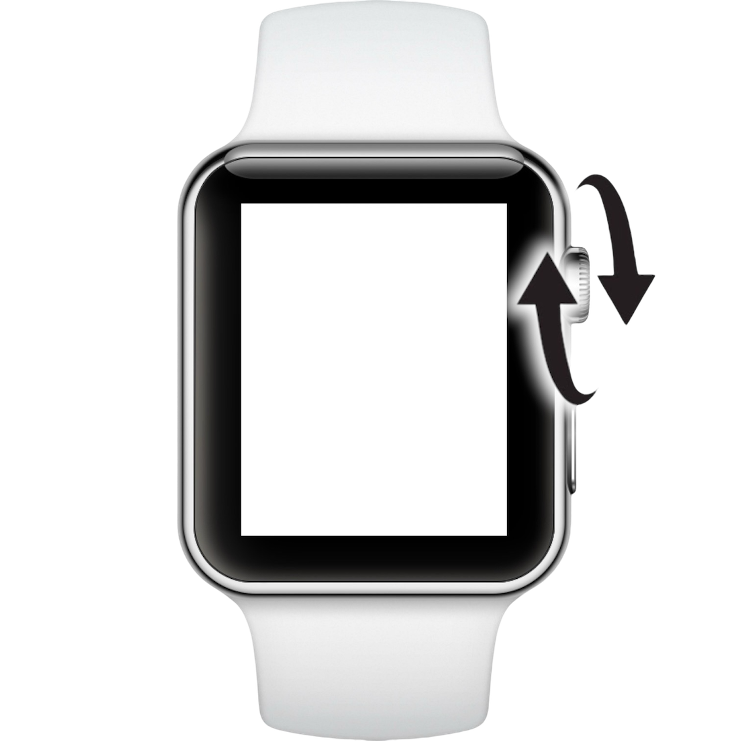 Oprava digital crown (korunky) - Servis na Apple Watch 3 (38mm)