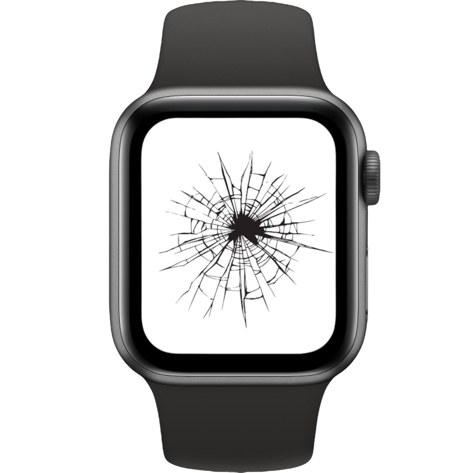 Výměna prasklého skla displeje - Servis na Apple Watch 6 (44mm)