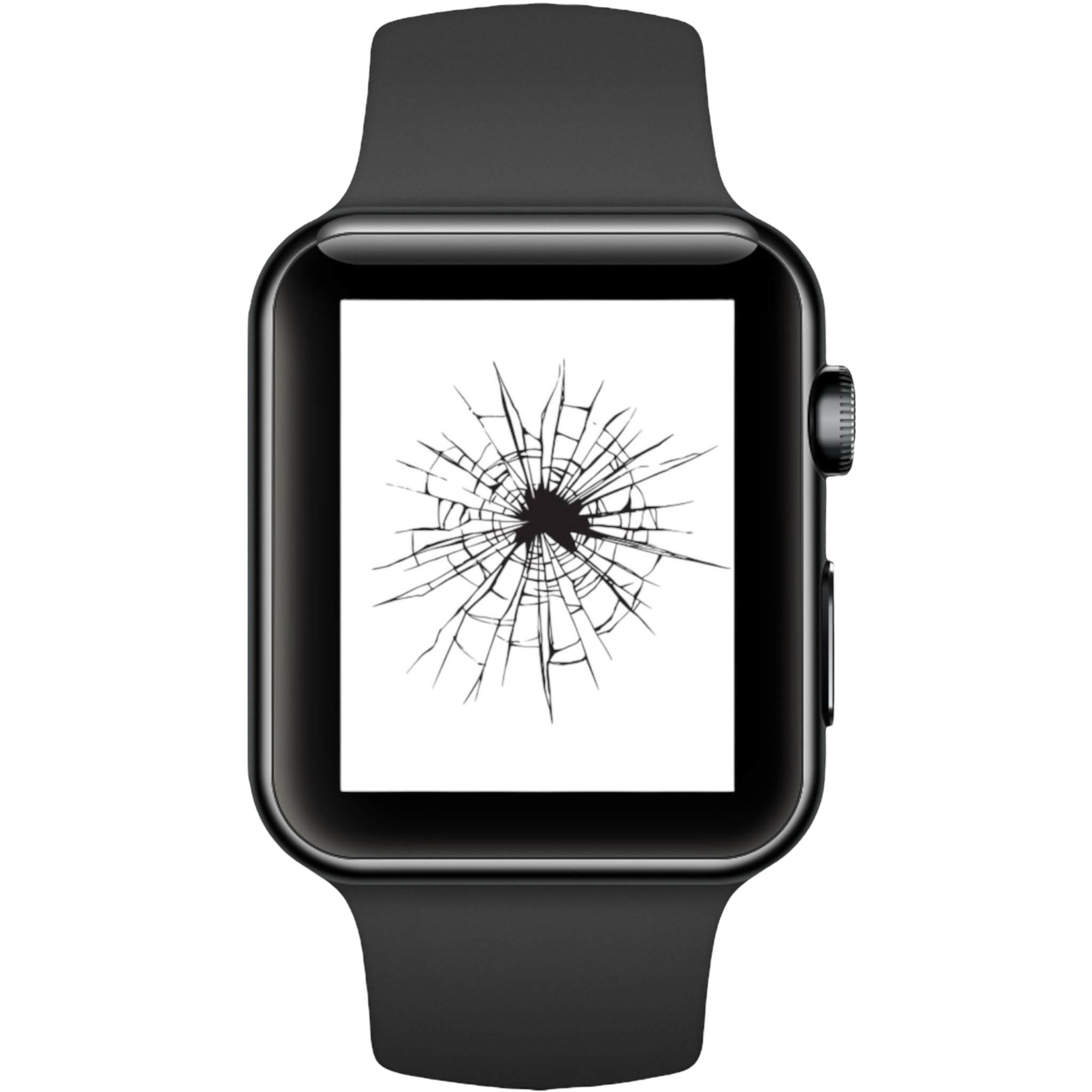 Výměna prasklého skla displeje - Servis na Watch Series 3 (42mm)