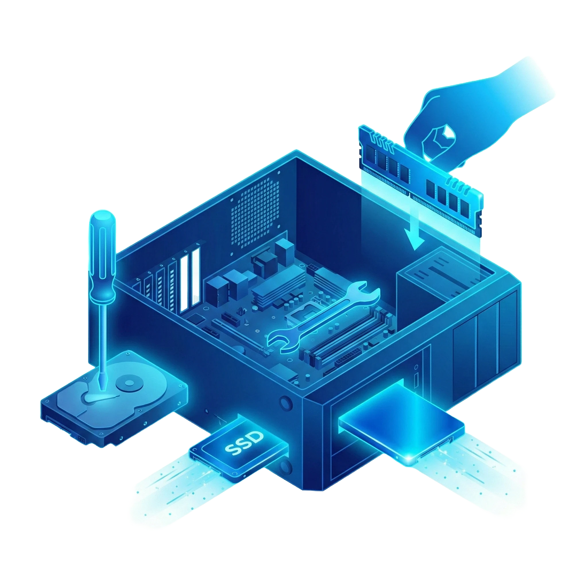 Výměna disku / RAM (Upgrade zrychlení PC) - 