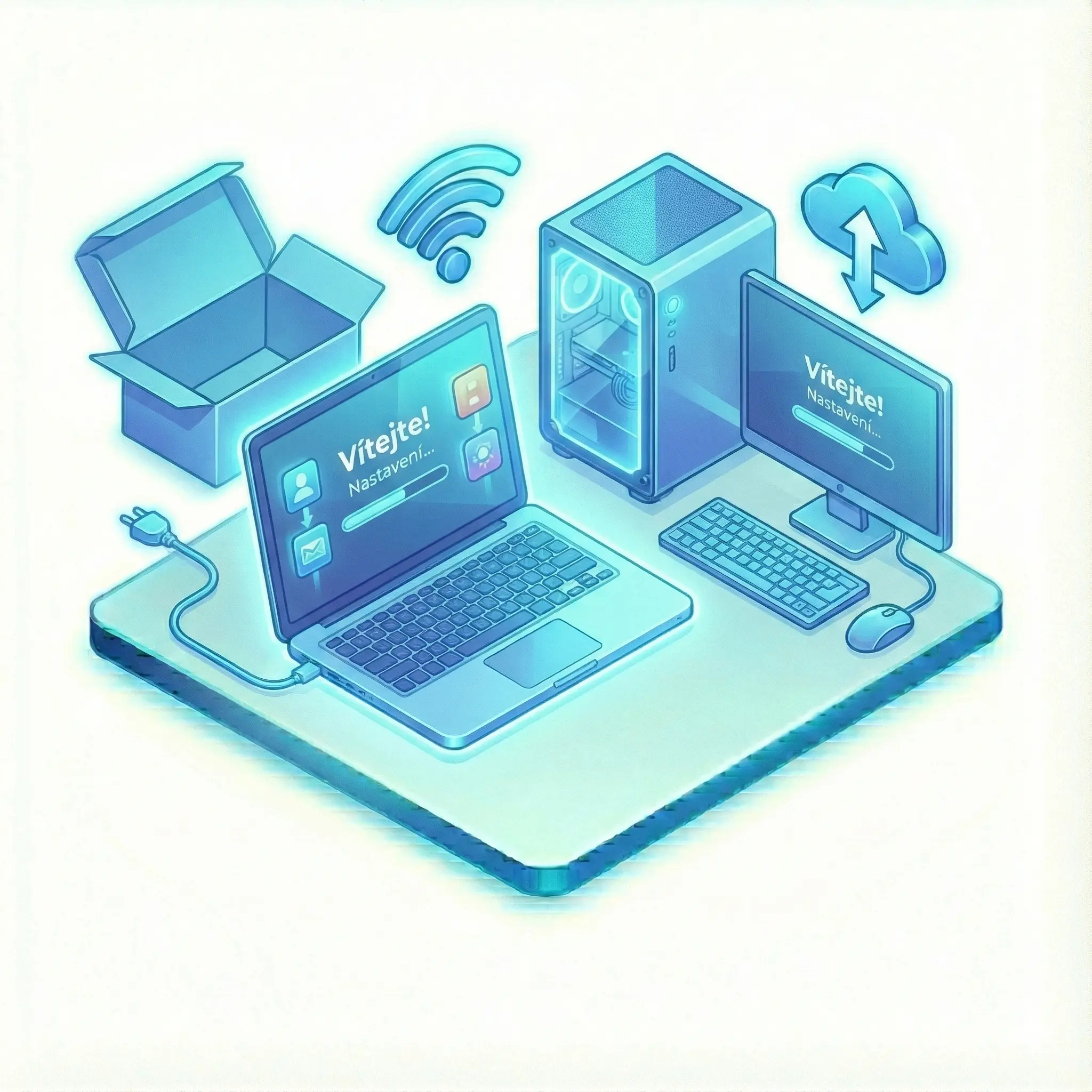 Zprovoznění nového zařízení