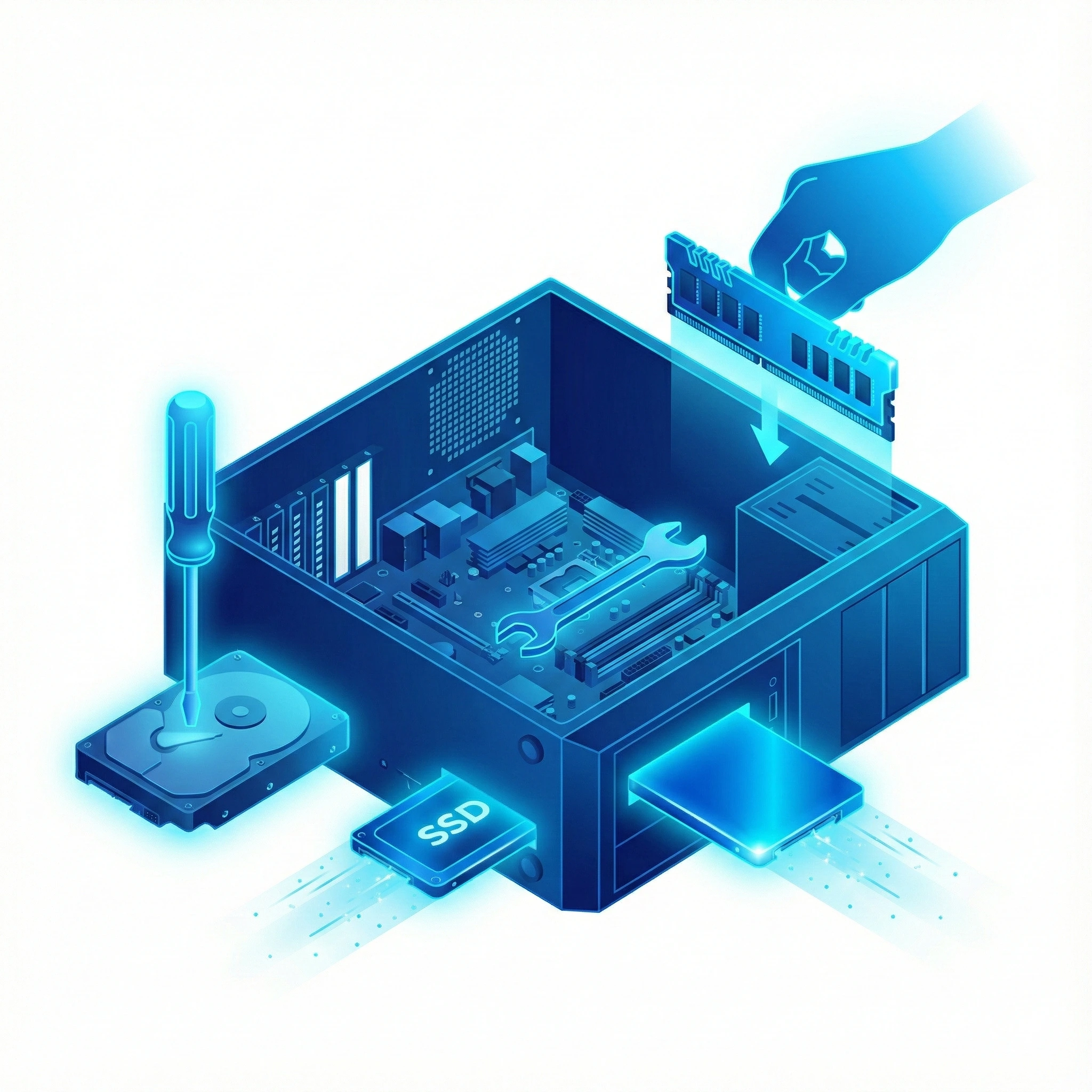 Výměna disku / RAM (Upgrade zrychlení PC)