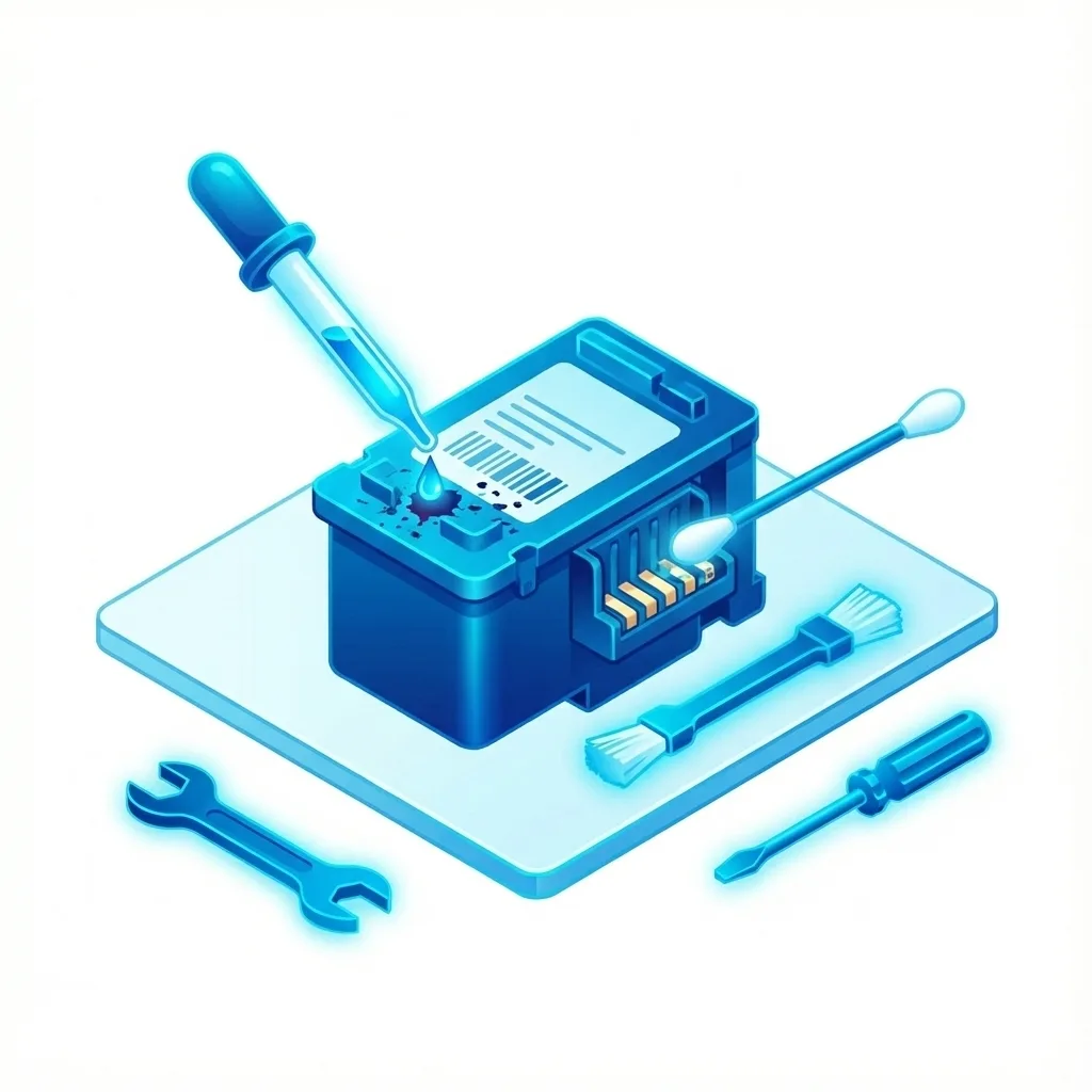 Čištění tiskové hlavy / Údržba